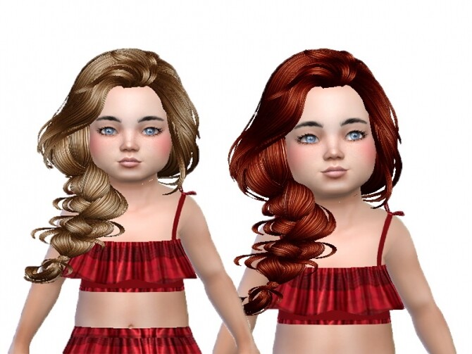 Sims 4 Skysim hair 297 converted for toddlers at Trudie55