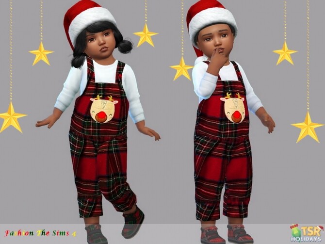 Sims 4 Baby Jumpsuit Holiday Wonderland by LYLLYAN at TSR