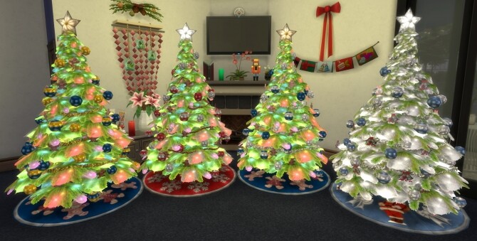 Sims 4 Christmas Tree 2020 by Wykkyd at Mod The Sims