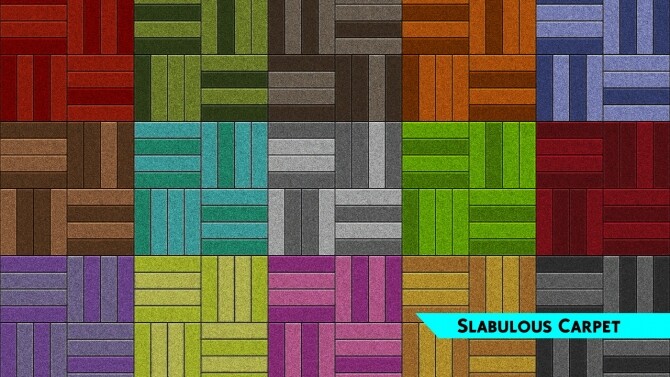 Sims 4 Slabulous Carpet by Seyjin at Mod The Sims