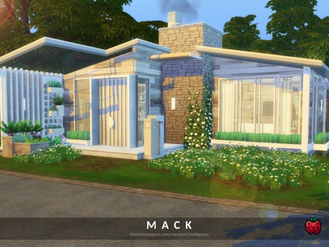 Sims 4 Mack small home by melapples at TSR