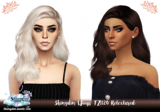 Wings TZ1120 Hair Retexture at Shimydim Sims » Sims 4 Updates