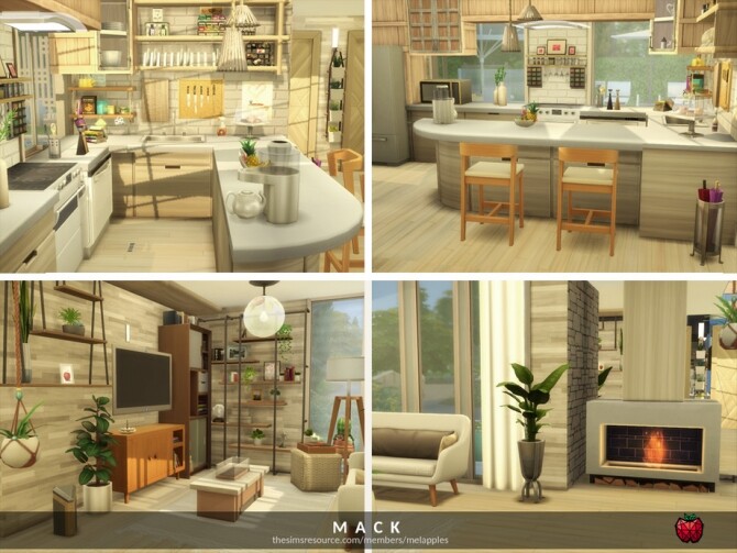 Sims 4 Mack small home by melapples at TSR