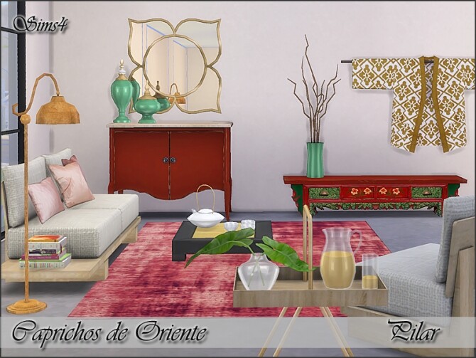 Sims 4 Whims of the East set by Pilar at TSR