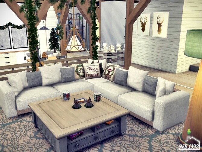Sims 4 Scandinavian Holiday Home by nobody1392 at TSR