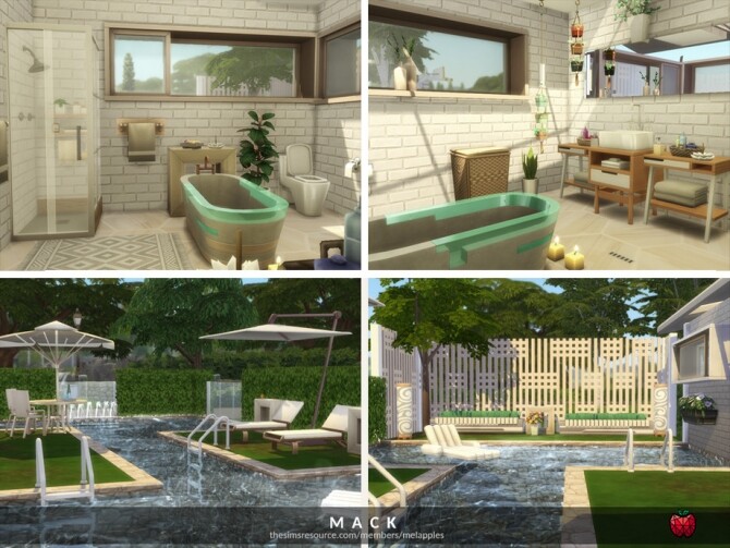 Sims 4 Mack small home by melapples at TSR