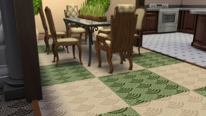 Sims 4 Winter Solstice Dual Textured Pattern Carpet by Wykkyd at Mod The Sims