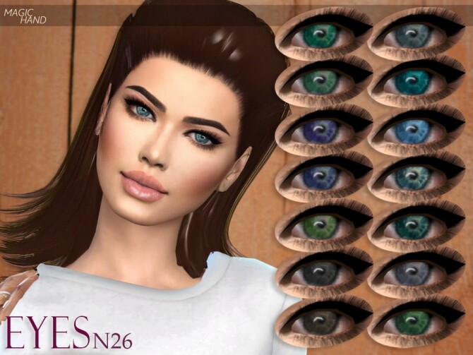 Sims 4 Eyes N26 by MagicHand at TSR