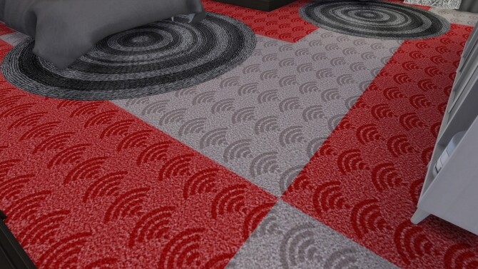 Sims 4 Winter Solstice Dual Textured Pattern Carpet by Wykkyd at Mod The Sims