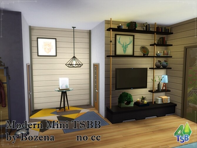 Sims 4 Modern Mini TSBB by bozena at TSR