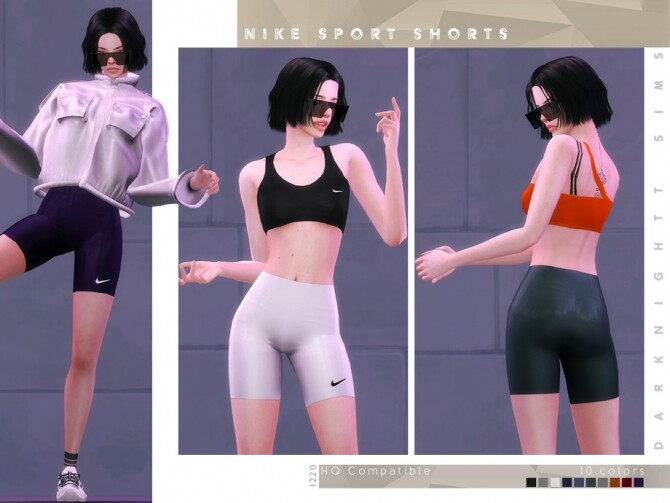 Sims 4 Sport Shorts by DarkNighTt at TSR