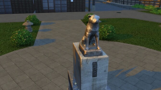 Sims 4 Dear dog statue by Alikis Nook at Sims 4 Studio