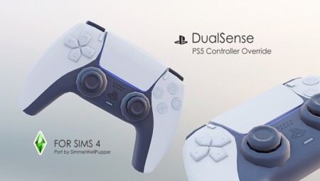 PS5 DualSense Controller Override Functional by SimmerWellPupper at Mod The Sims