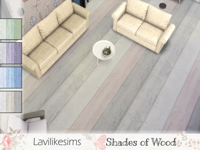Sims 4 Shades of Wood floor by lavilikesims at TSR