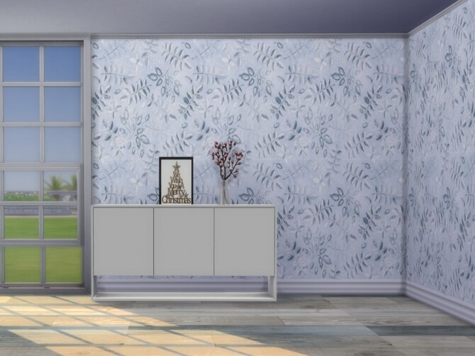 Sims 4 Hello December Walls Base Game by seimar8 at TSR