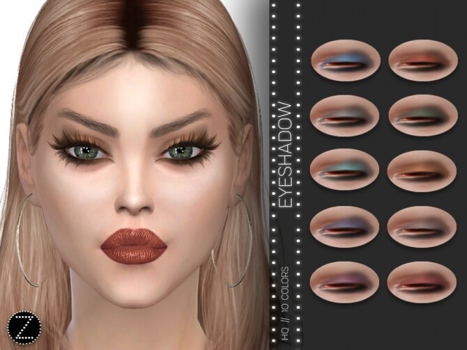 Sims 4 EYESHADOW Z05 by ZENX at TSR