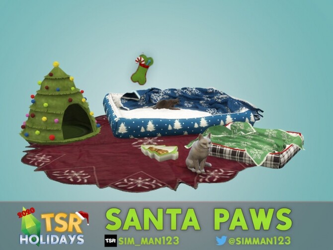 Sims 4 Santa Paws Holiday Wonderland by sim man123 at TSR