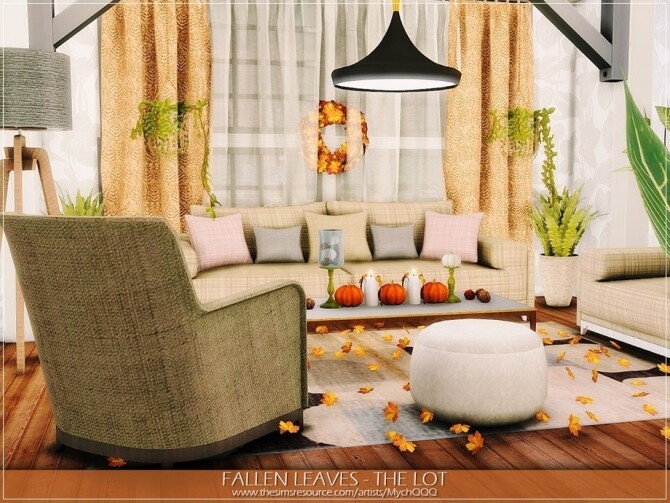 Sims 4 Fallen Leaves The Lot by MychQQQ at TSR