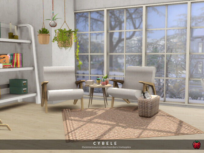 Sims 4 Cybele studio by melapples at TSR