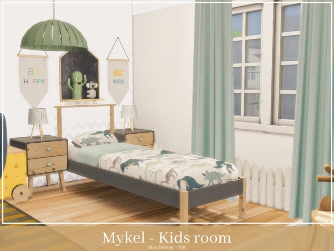 Sims 4 Mykel Kids room by Mini Simmer at TSR