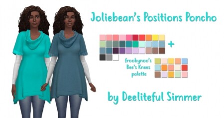 Joilibean’s Positions poncho recolors at Deeliteful Simmer