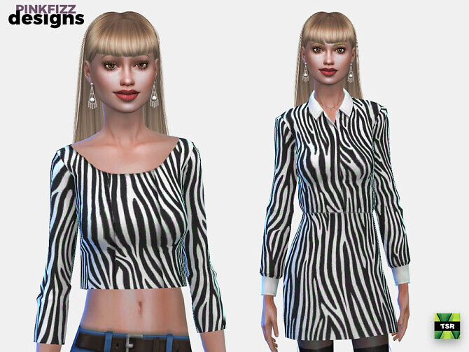 Sims 4 Animal Print Set by Pinkfizzzzz at TSR