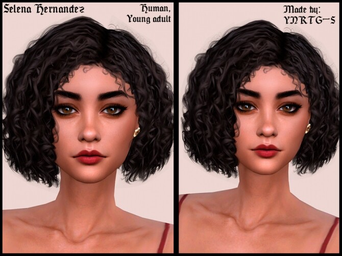 Sims 4 Selena Hernandez by YNRTG S at TSR