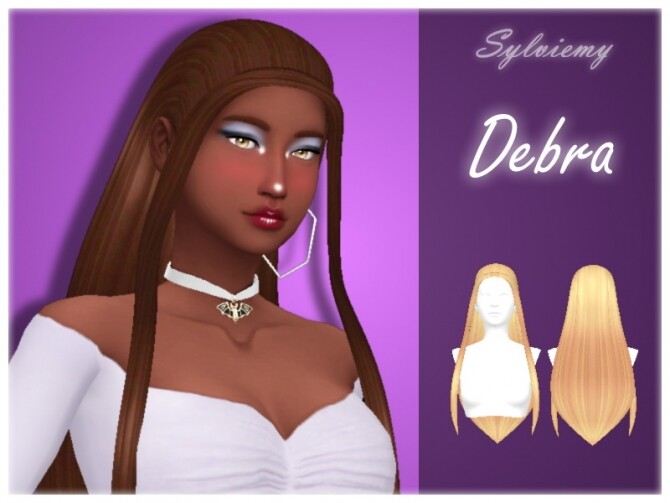 Sims 4 Debra Hairstyle by Sylviemy at TSR