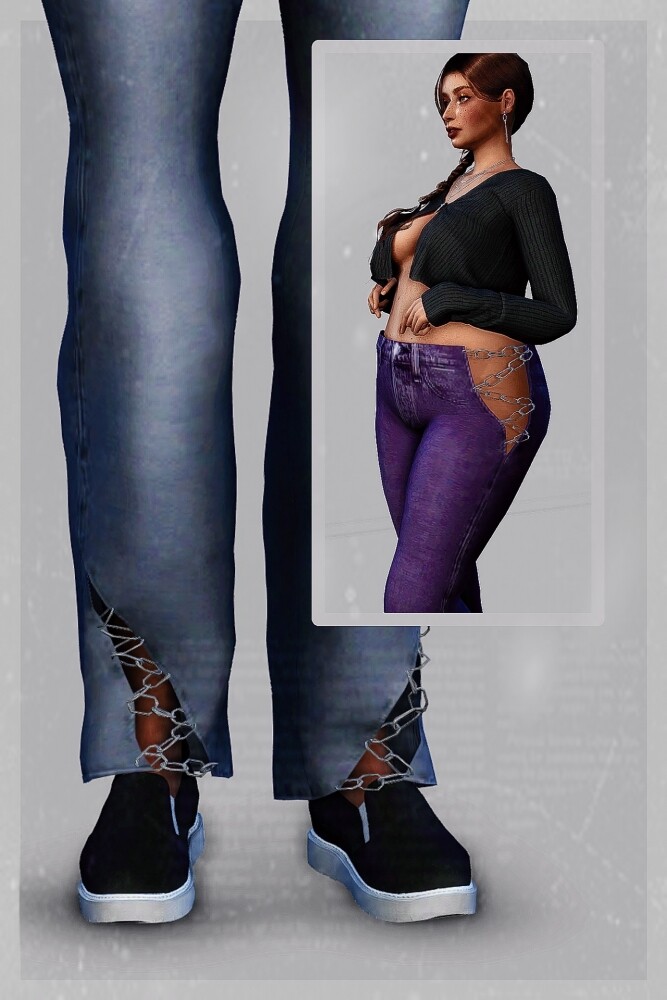 Sims 4 Doomsday Pants at EvellSims