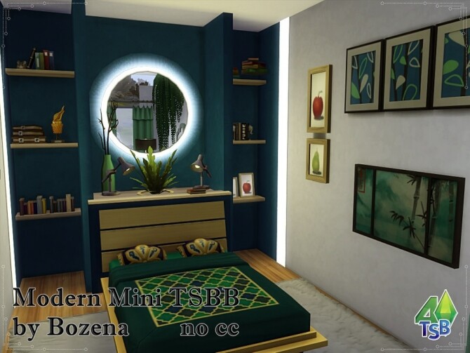 Sims 4 Modern Mini TSBB by bozena at TSR