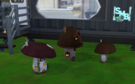 SMB Shroom Lawn Ornaments by shadowwalker777 at Mod The Sims