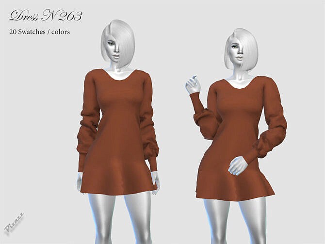 Sims 4 DRESS N 263 by pizazz at TSR