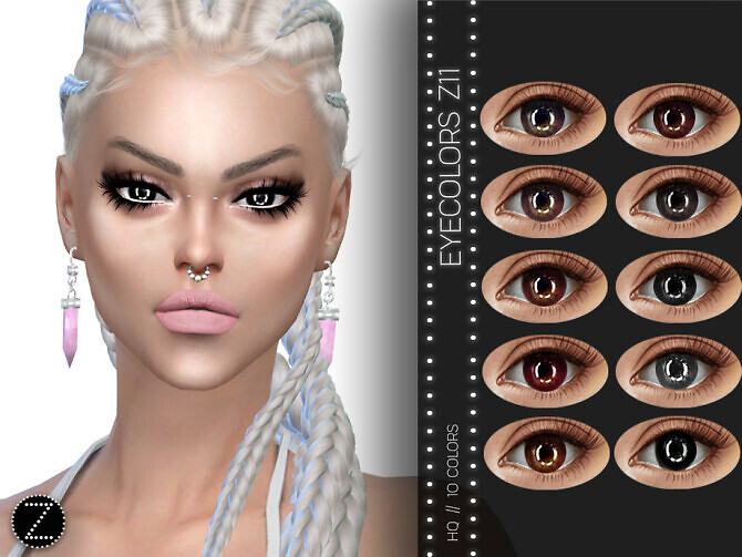 Sims 4 EYECOLORS Z11 by ZENX at TSR