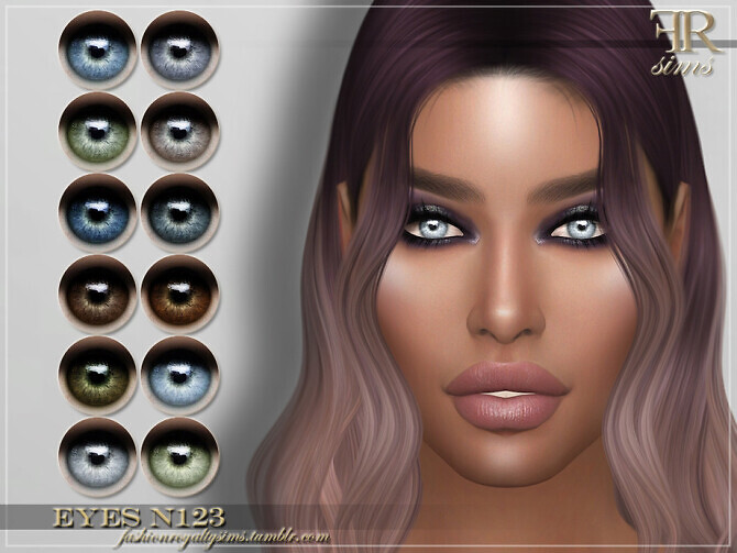 Sims 4 FRS Eyes N123 by FashionRoyaltySims at TSR
