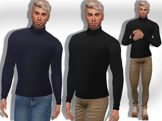TurtleNeck Pullovers M by Saliwa at TSR » Sims 4 Updates
