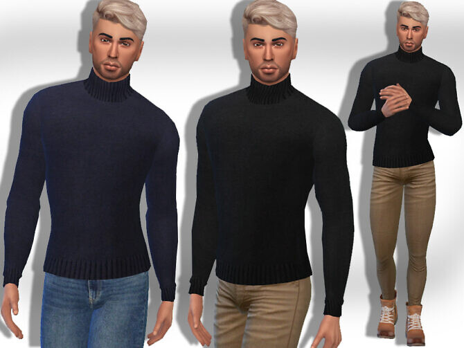 Sims 4 TurtleNeck Pullovers M by Saliwa at TSR