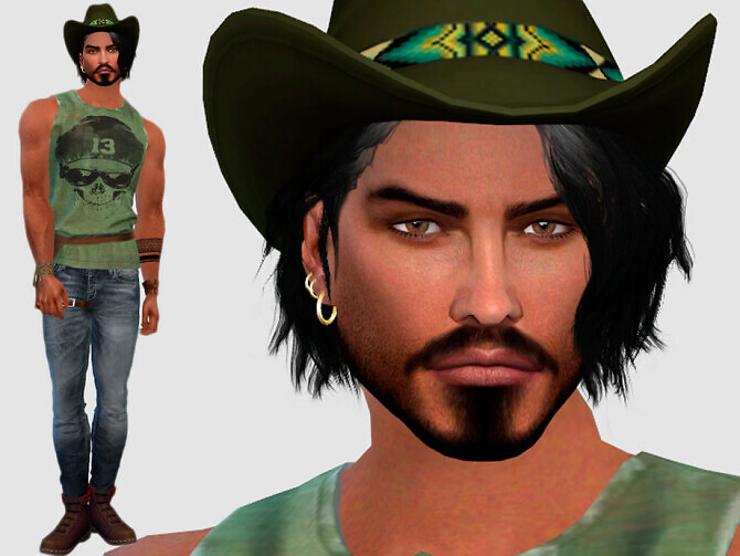Sims 4 Hector Suarez by DarkWave14 at TSR