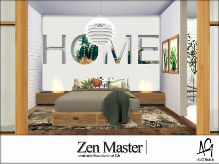 Zen Master Bedroom by ALGbuilds at TSR