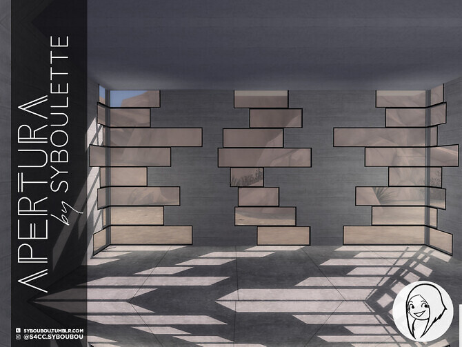 Sims 4 Apertura build set by Syboubou at TSR