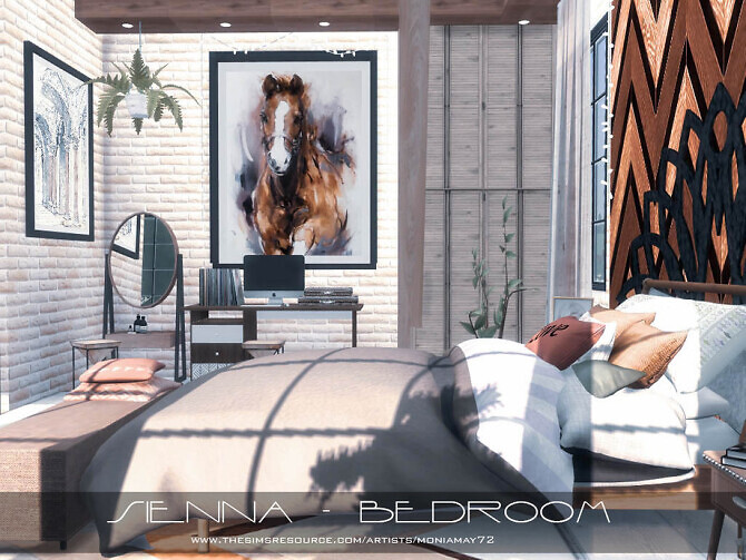 Sims 4 Sienna Bedroom by Moniamay72 at TSR