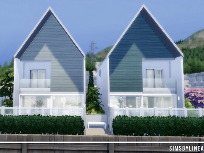 Sims 4 Teal Twins by SIMSBYLINEA at TSR