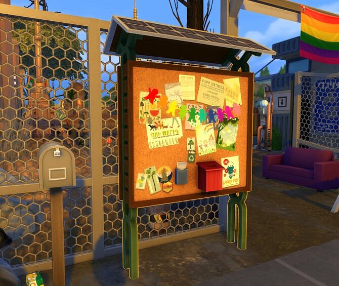 Sims 4 No Community Board Glow by endermbind at Mod The Sims