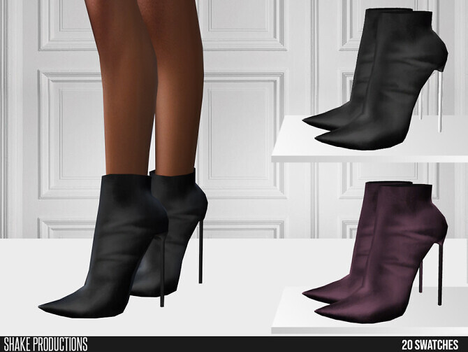 Sims 4 600 High Heel Boots by ShakeProductions at TSR