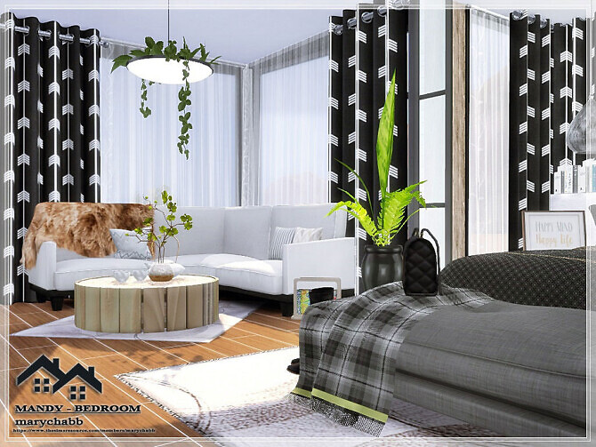 Sims 4 MANDY Bedroom by marychabb at TSR