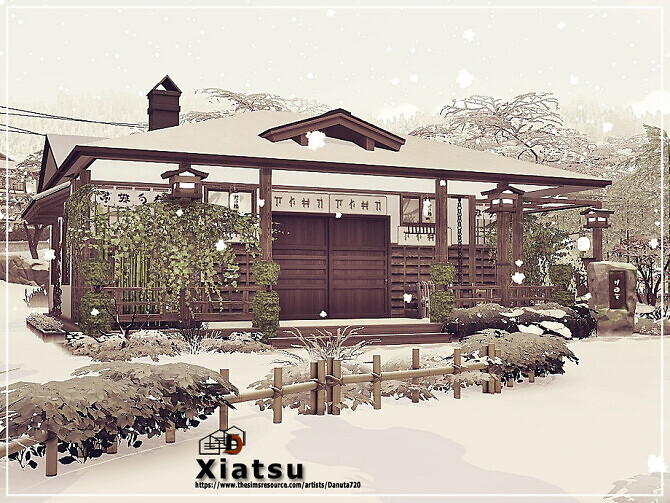Sims 4 Xiatsu luxurious house by Danuta720 at TSR