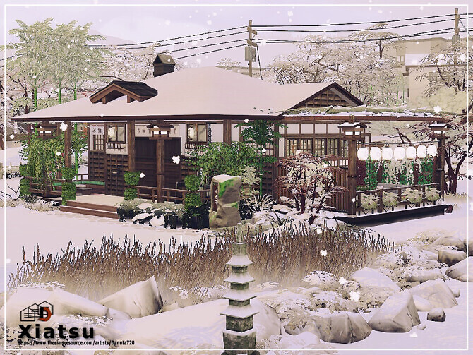 Sims 4 Xiatsu luxurious house by Danuta720 at TSR