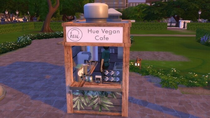 Sims 4 Hue Vegan Cafe Stand by ArLi1211 at Mod The Sims