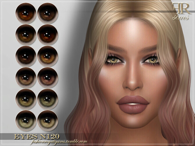 Sims 4 FRS Eyes N120 by FashionRoyaltySims at TSR