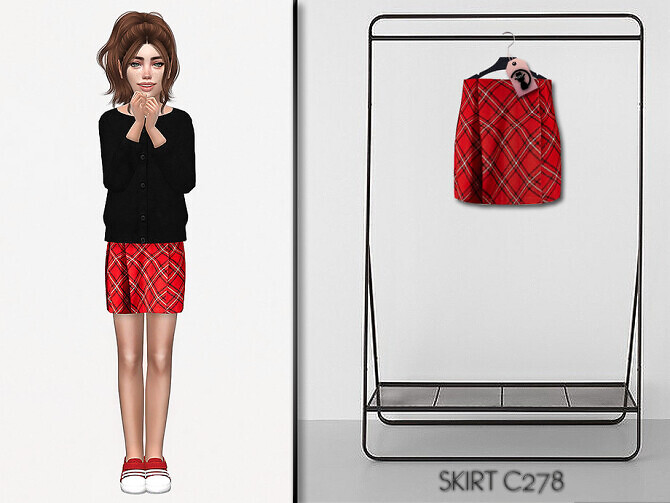 Sims 4 Skirt C278 by turksimmer at TSR