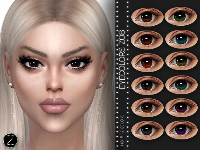 Sims 4 EYECOLORS Z08 by ZENX at TSR